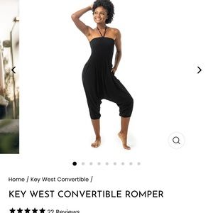 Buddha Pants Key West Convertible Jumper Size S. Brand new!